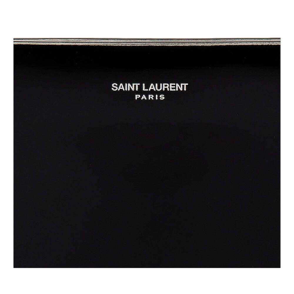 Saint Laurent Black Patent Leather Shopping Tote Shoulder - Picture 2 of 3